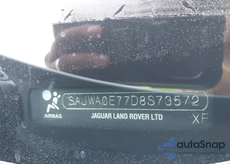 2013 Jaguar Xf V6 Sc z USA, uszkodzony, nr VIN SAJWA0E77D8S73572